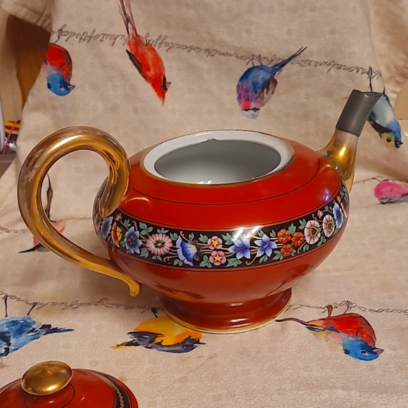 Antique Tea Pot 1 litre Rare with Sugar Bowl - Picture 6 of 14